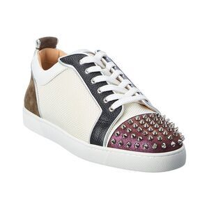 Christian Louboutin Louis Junior Spikes Leather Sneaker